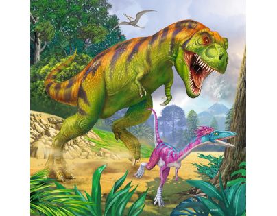 Ravensburger Puzzle Praveké zvieratá 3 x 49 dielikov