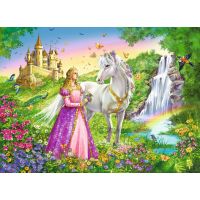 Ravensburger Puzzle Princezná s koňom 200 dílků