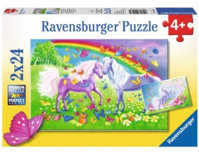 Ravensburger Duhoví koníčci 2x24 dílků