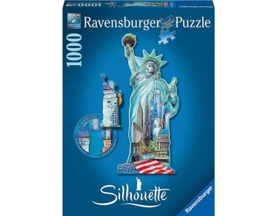 Ravensburger Socha Slobody New York 1000 dielov
