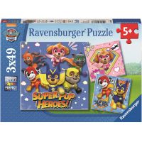 Ravensburger Puzzle Labková patrola 3 x 49 dielikov