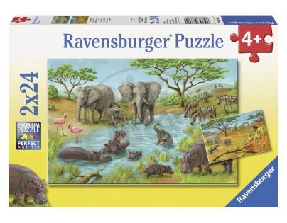 Ravensburger V divočině 2 x 24 dílků