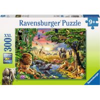 Ravensburger Puzzle Západ slnka pri vodnej tône 300 dielikov 2
