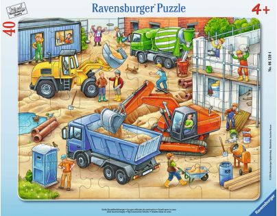 Ravensburger Puzzle Veľká konštrukčná vozidlá 40 dielikov