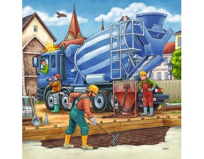 Ravensburger Puzzle Veľké nákladné vozidlá 3 x 49 dílků