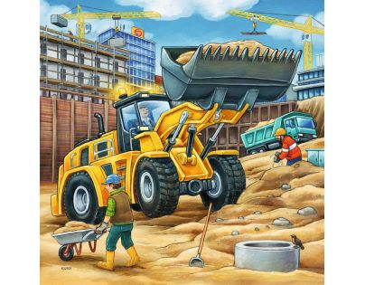 Ravensburger Puzzle Veľké nákladné vozidlá 3 x 49 dílků