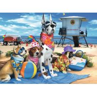 Ravensburger puzzle Vstup na pláž psom zakázaný 100 dielikov 2