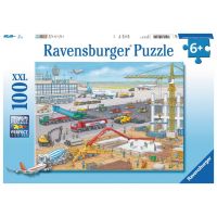 Ravensburger Puzzle Stavba na letisku 100 XXL dielikov 2