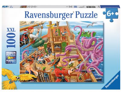 Ravensburger Puzzle XXL Dobrodružstvo na pirátskej lodi 100 dielikov