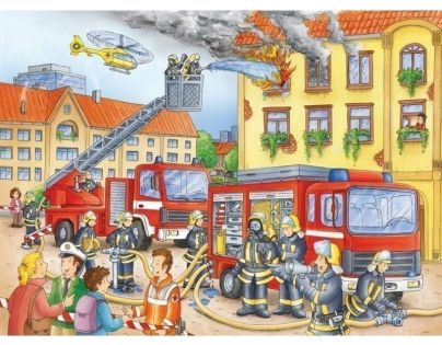 Ravensburger Puzzle Hasiči 100 XXL dielikov