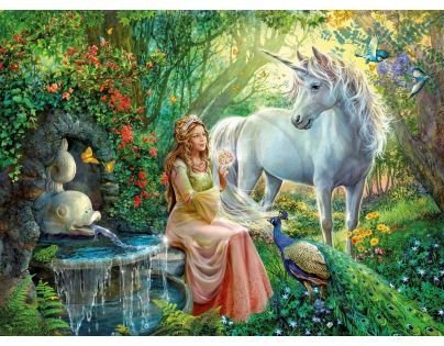 Ravensburger XXL V oblasti jednorožce 100 dílků