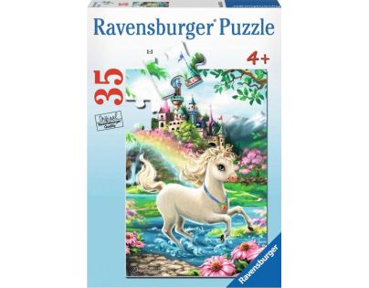 Ravensburger puzzle Zámek Jednorožce 35 dílků