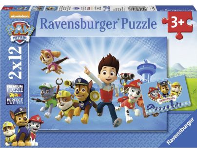 Ravensburger Puzzle Tlapková Patrola 2 x 12 dielov