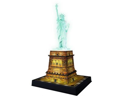 Ravensburger 3D Puzzle Socha Slobody Nočná edícia 108 dielikov