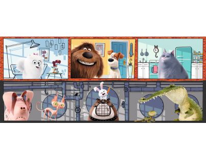 Ravensburger Tajný život mazlíčků Panorama 200 dílků