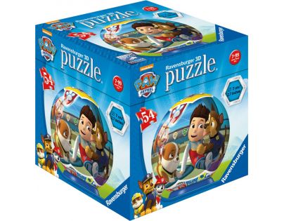 Ravensburger Tlapková Patrola puzzleball 54 dielikov