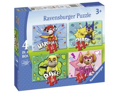 Ravensburger Tlapková Patrola 12,16,20,24 dielikov