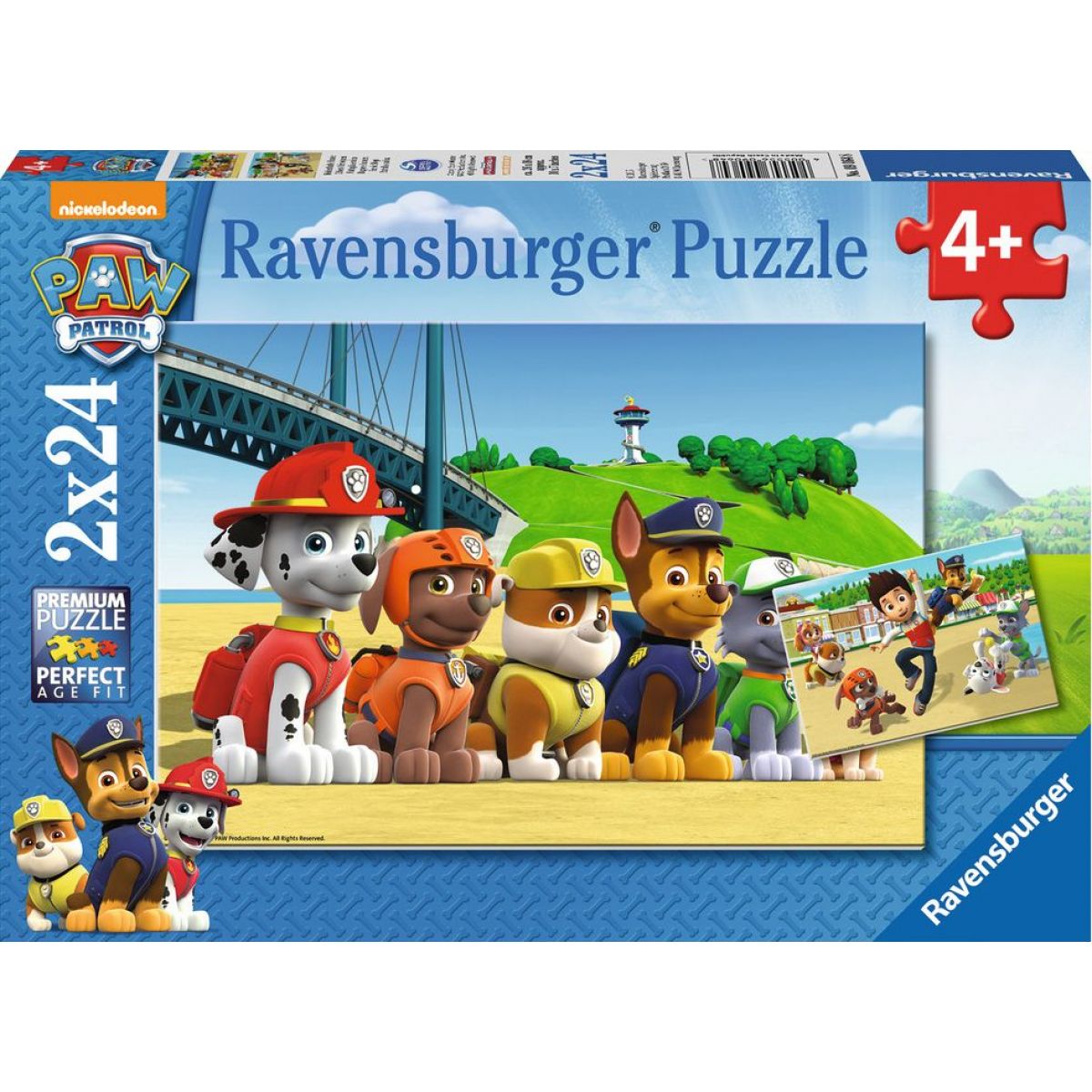 Ravensburger Puzzle Tlapková Patrola Statoční psi 2 x 24 dielikov