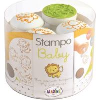 Aladine Pečiatky pre najmenších Stampo Baby 4 ks Safari