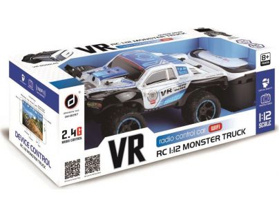 RC Monster truck s VR okuliarmi 1:12