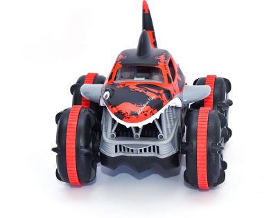 HM Studio RC obojživelné auto žralok červený