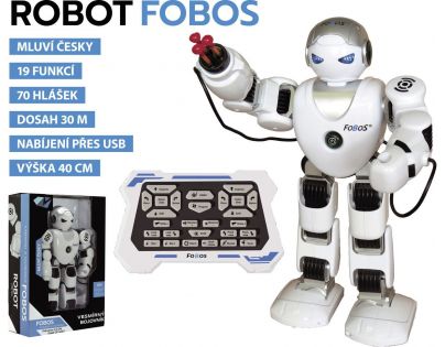 RC Robot Fobos interaktívne CZ - Poškodený obal