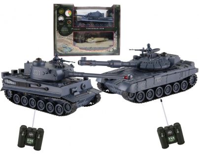 RC tanky 1 : 28 PK Tiger sada 2 tankov - Poškodený obal