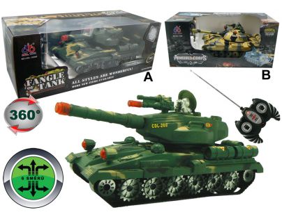 RC Vojenský tank 1:16 Hnědá