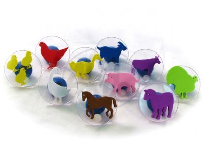 Ready2Learn CE6739 - Velká razítka - Zvířátka na farmě