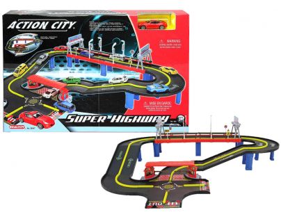Realtoy Autodráha dálnice Action City