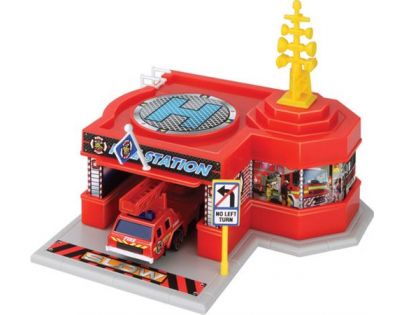 Realtoy Hasičská stanice s autíčkem