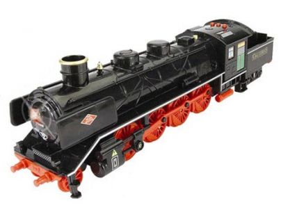 Realtoy Lokomotiva se světlem a zvukem - Černá