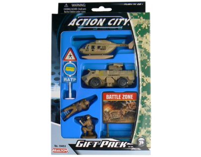 Realtoy Vojenská technika - Hnědý vrtulník