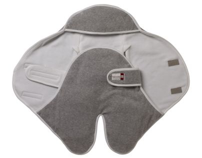 Red Castle Babynomade Double Fleece svetlo sivý