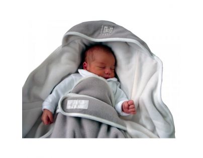 Red Castle Babynomade Double Fleece svetlo sivý