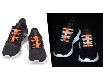 Reflexné elastické šnúrky oranžové