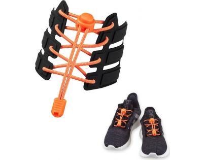 Reflexné elastické šnúrky oranžové