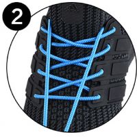 Reflexné elastické šnúrky modrá 5