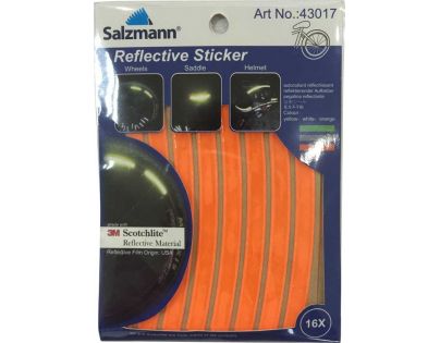 Altima Reflexné samolepky na kolo oranžové