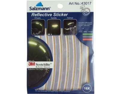 Altima Reflexné samolepky na bicykel biele