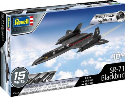 Revell EasyClick lietadlo SR-71 Blackbird 1 : 110- Poškodený obal