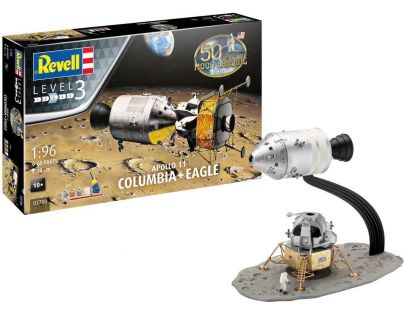 Revell Gift-Set 03700 Apollo 11 Columbia & Eagle 50 Years Moon Landing 1:96