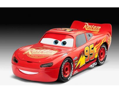 Revell Junior Kit auto Cars 3 Blesk McQueen svetelné a zvukové efekty 1:20