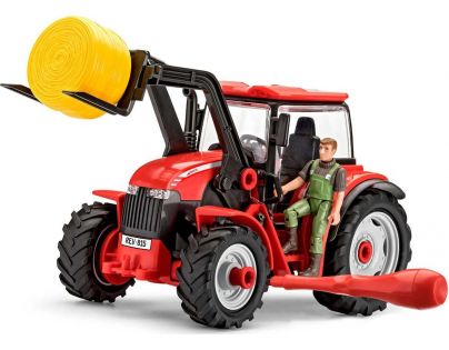 Revell Junior Kit traktor s figúrkou 1 : 20 červený