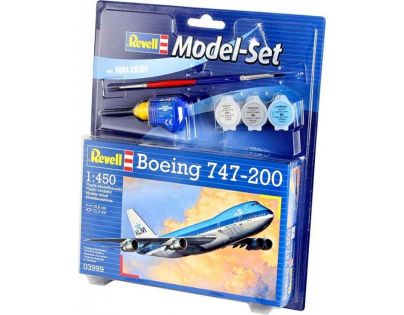 Revell ModelSet lietadlo Boeing 747-200 1 : 450