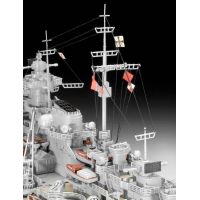 Revell Plastic ModelKit loď Battleship Bismarck 1: 350 6
