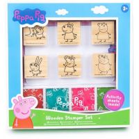RMS Drevená sada pečiatok Prasiatko Peppa 2