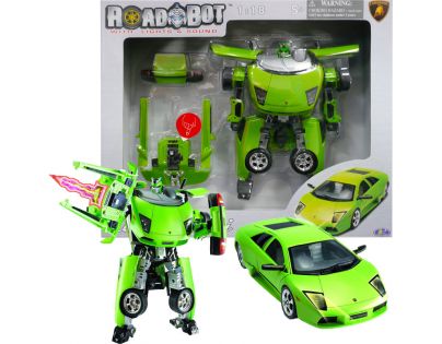 Road Bot Lamborghnini (1:18) - Zelená