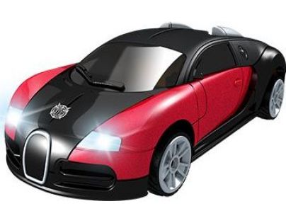 Robocarz 2 v 1 Závodní auto 1:32 2 A černo-červené