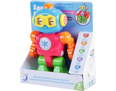 Rappa robot farebný so svetlom a zvukom